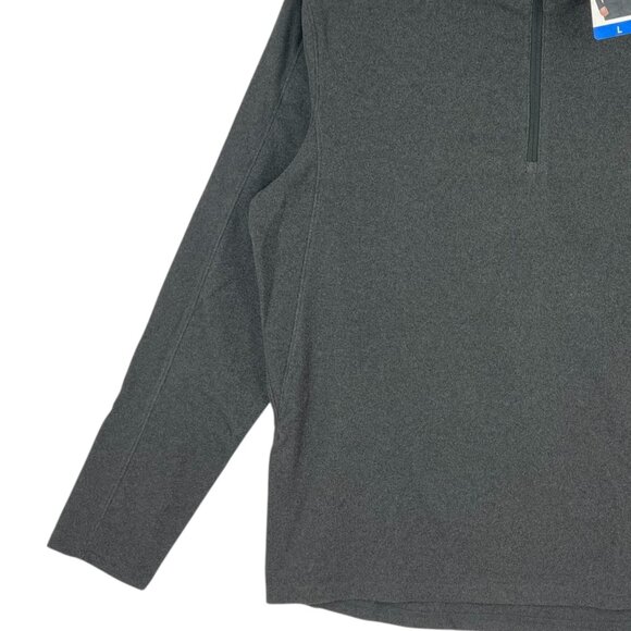 NWT Mondetta Outdoor Project Men's Black Stretch Quarter-Zip Pullover Size Large - Picture 5 of 11
